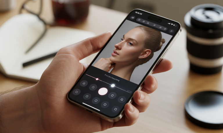 Est-il possible de faire une retouche sur smartphone ?