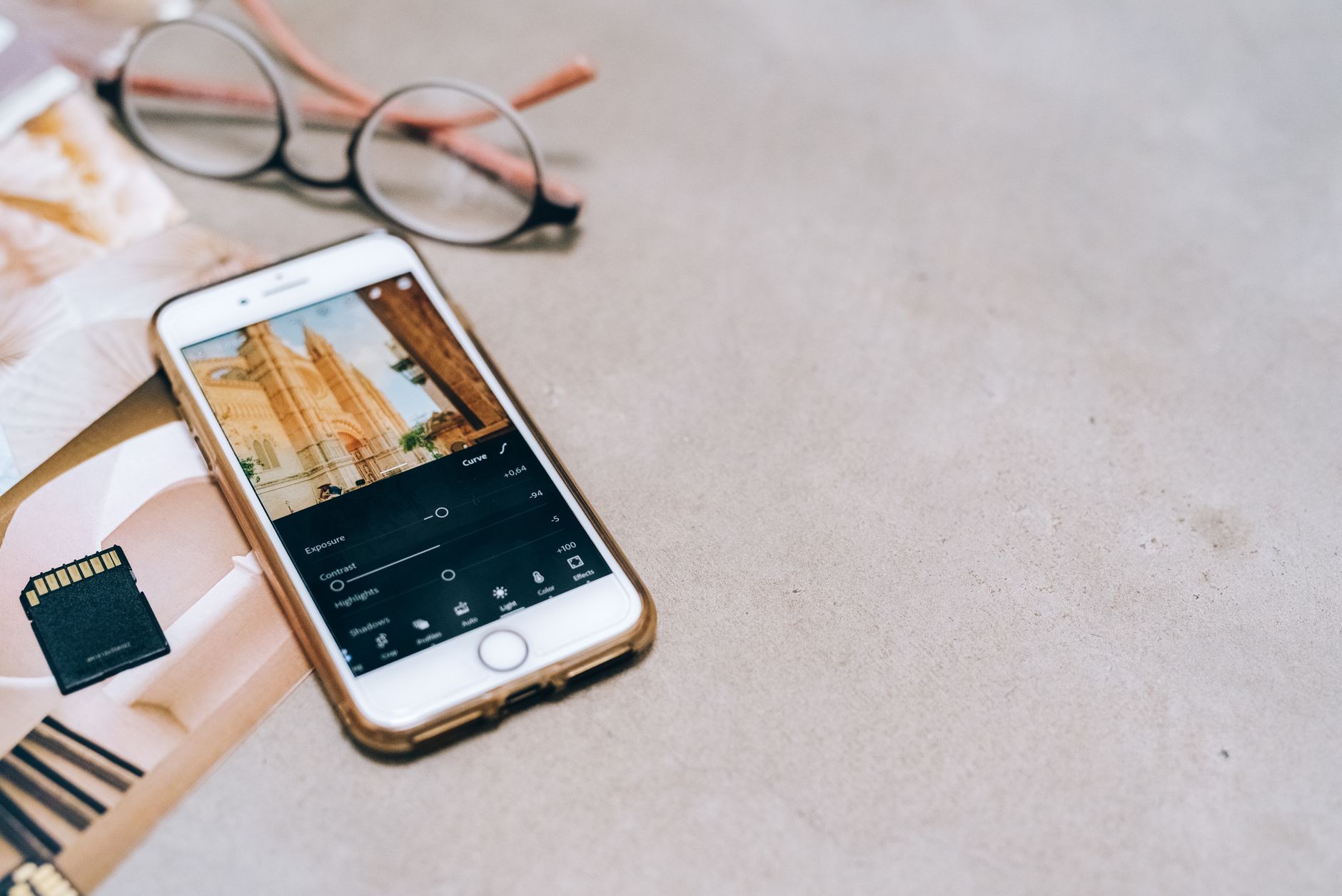 Est-il possible de faire une retouche sur smartphone ?